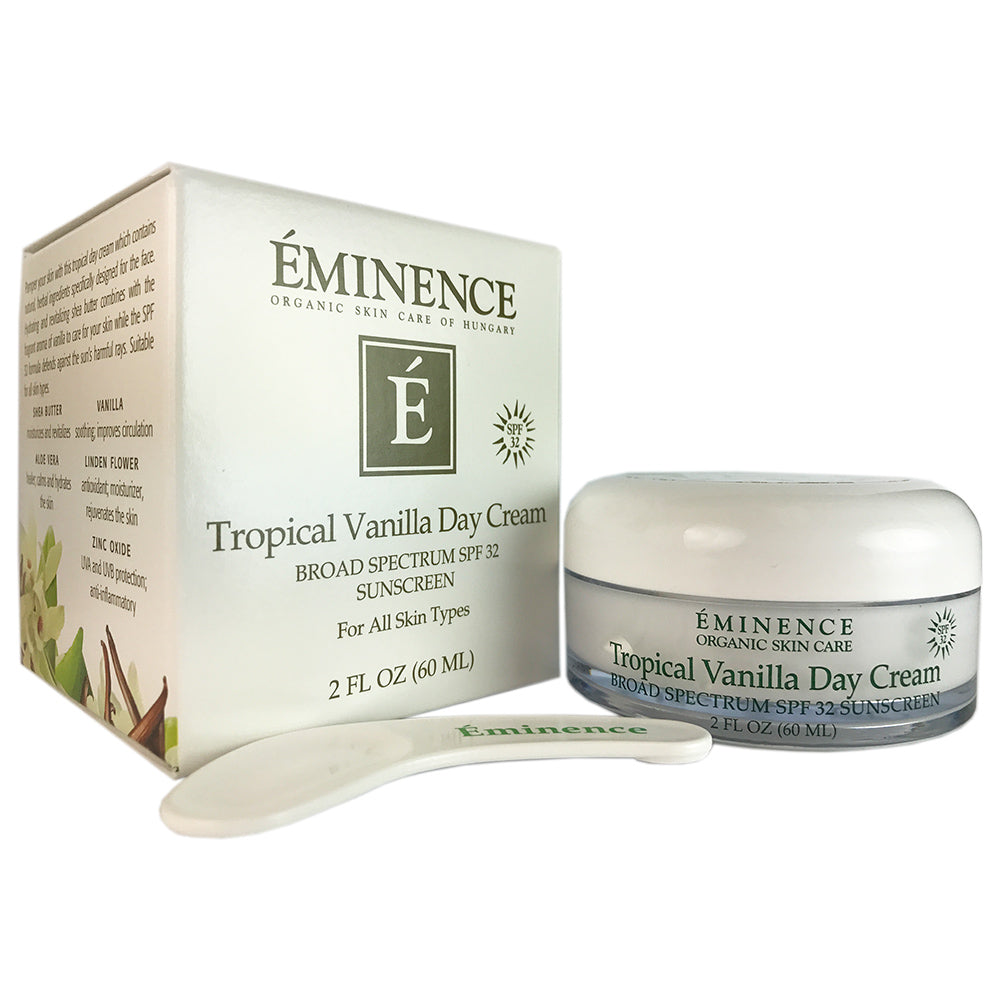 Eminence Tropical Vanilla Day Face Cream SPF 32 2 oz